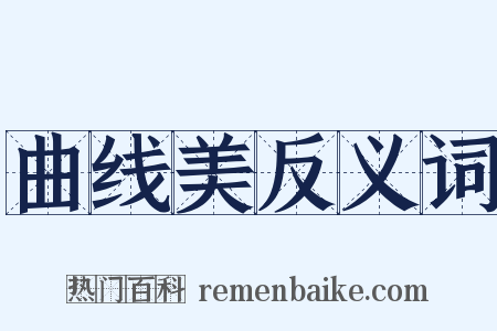 曲线美反义词是什么意思的图片